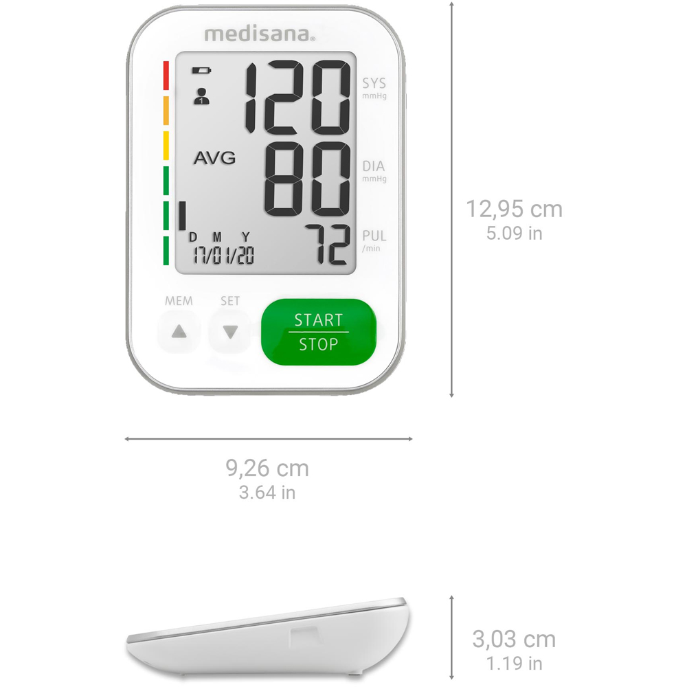 Medisana BU 565 White Blood Pressure Monitor Image 6