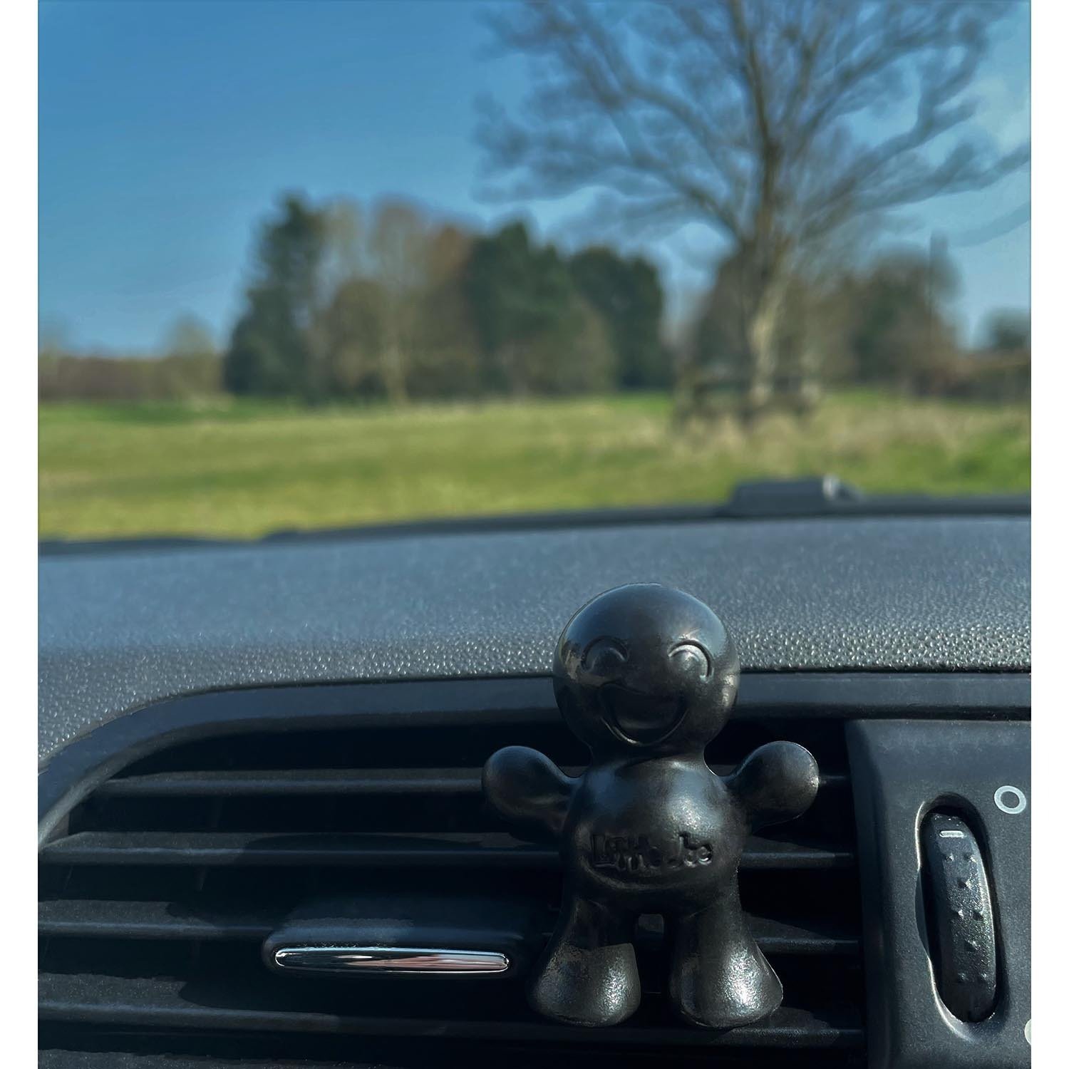 Little Joe Black Velvet Clip Car Air Freshener Image 2