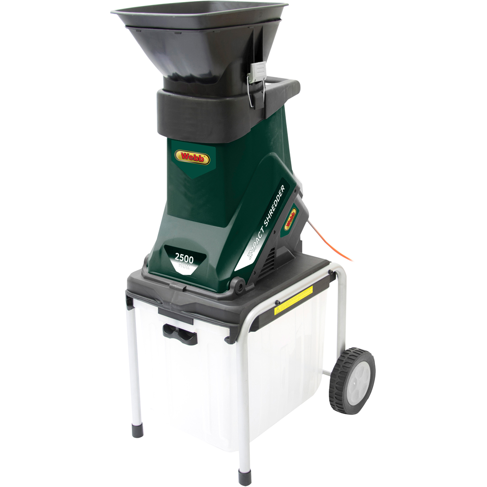 Webb WEISWB 2500W Electric Garden Shredder with Collection Box Image 1