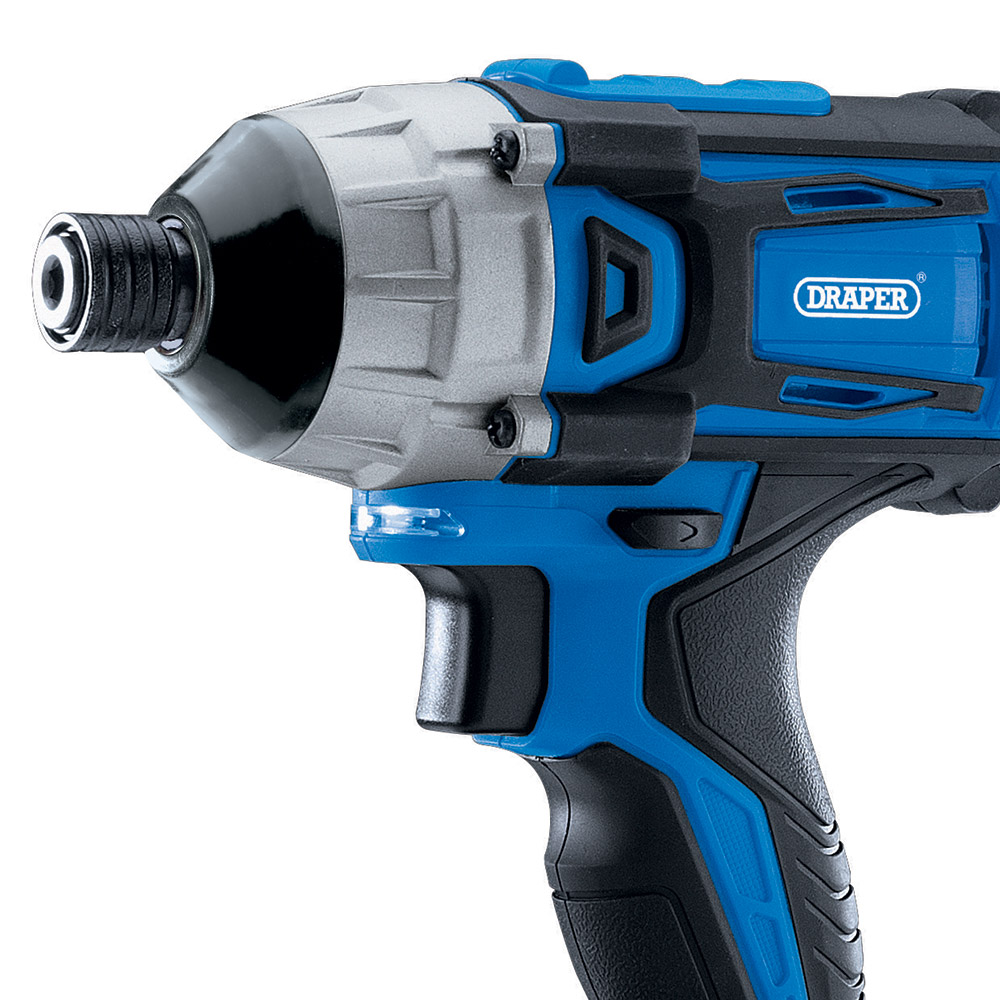 Draper D20 20V Brushless Impact Driver Bare Unit Image 2
