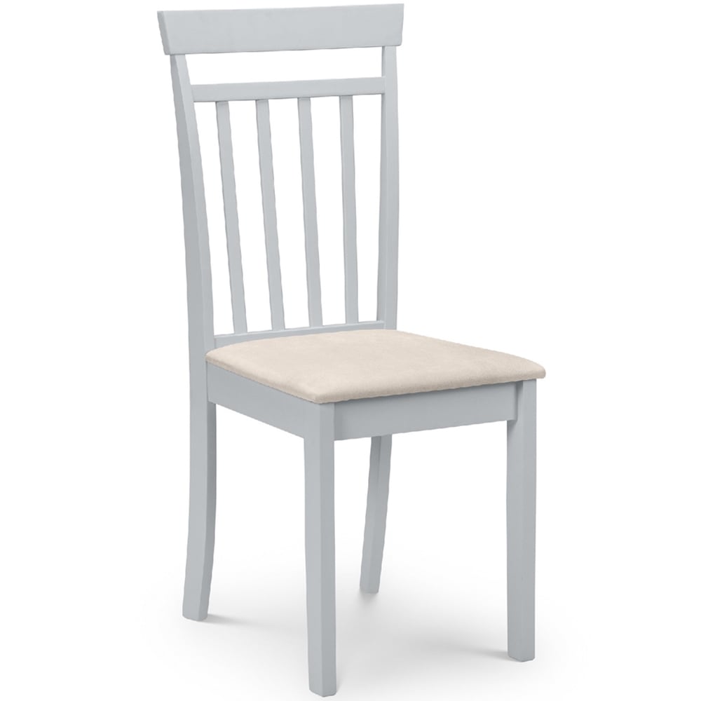 Julian Bowen Coast 4 Seater Grey Dropleaf Table Set Image 4