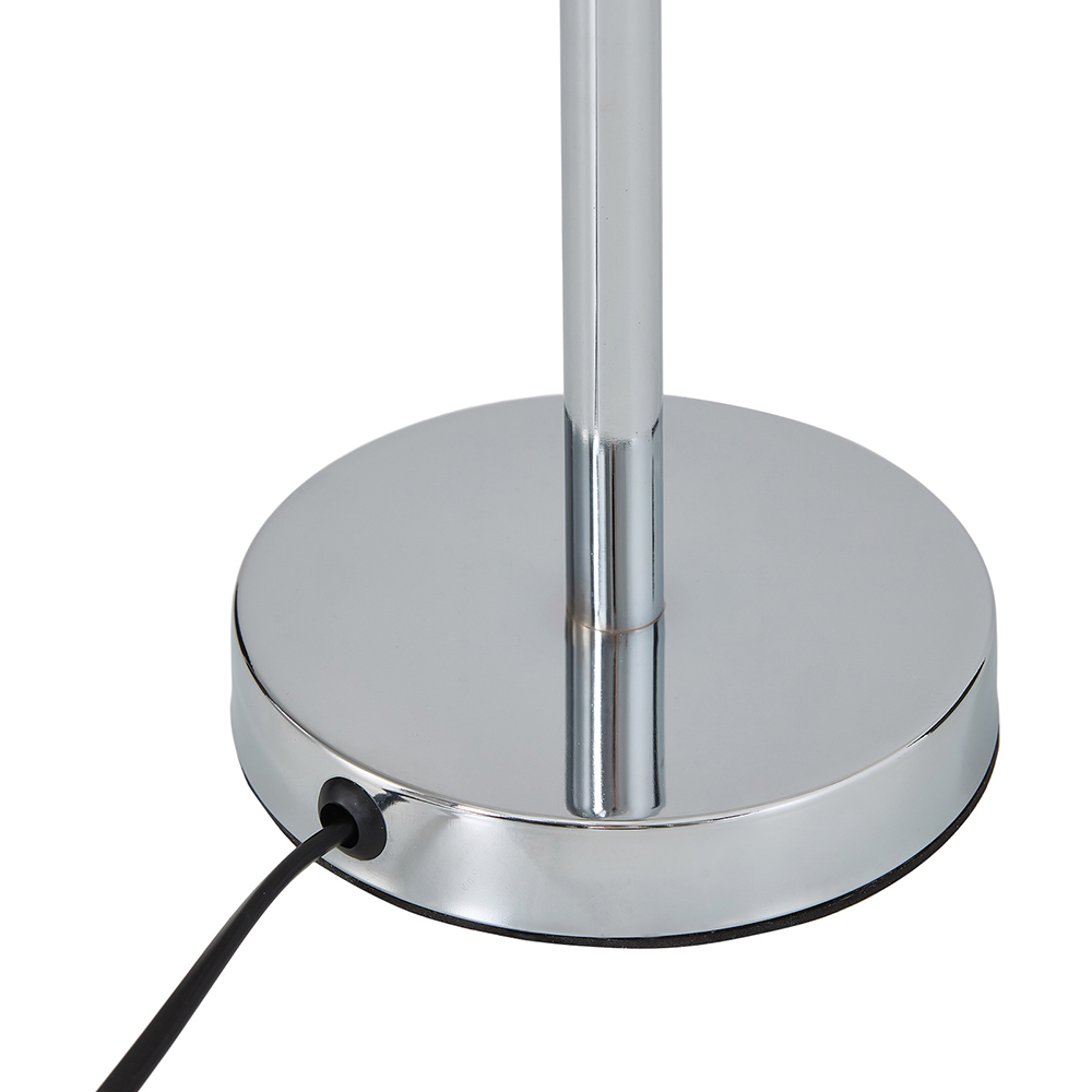 Living and Home E27 Screw Silver Crystal Beaded Shade Table Lamp 45cm Image 5