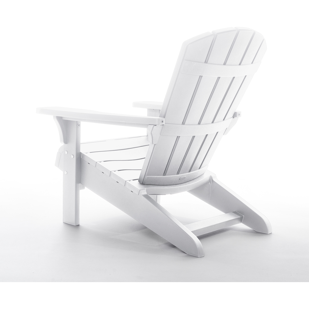 Keter Troy White Adirondack Chair Image 3