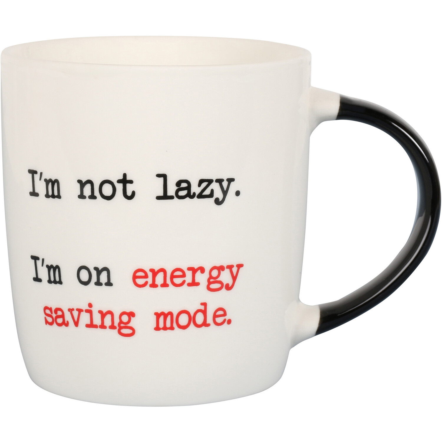 I'm Not Lazy Dublin Mug - White Image 1