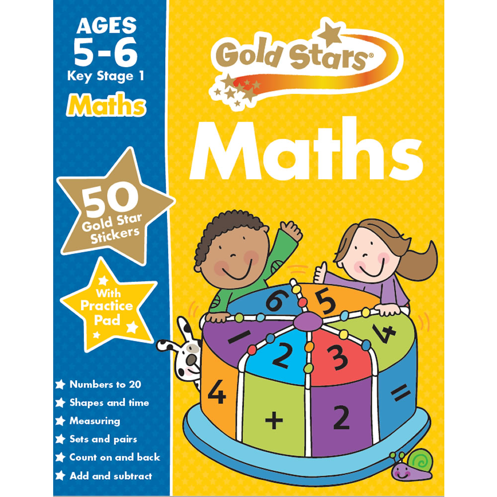Gold Stars Key Stage 1 Maths Workbook Pack Ages 5-6 Image