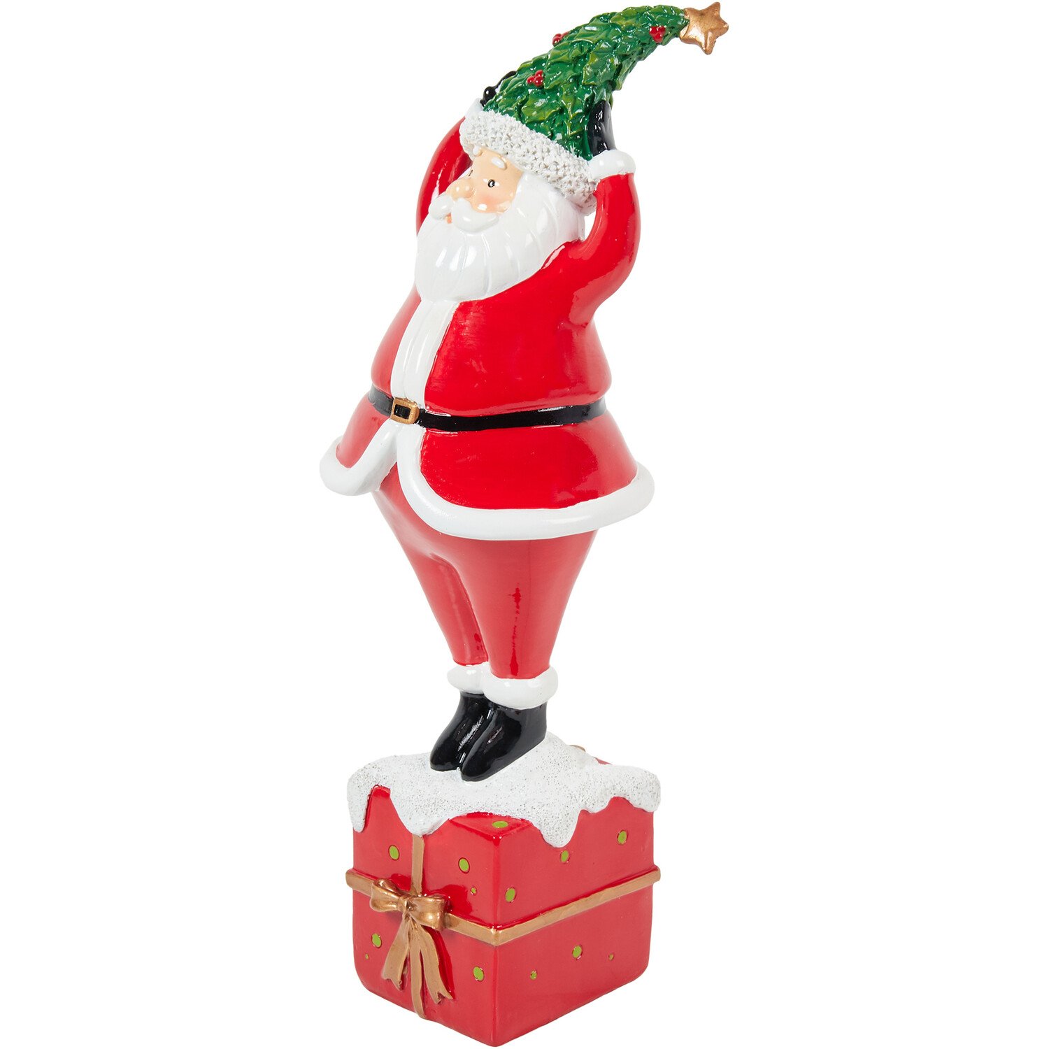 Novelty Santa On Present - Red Image 4