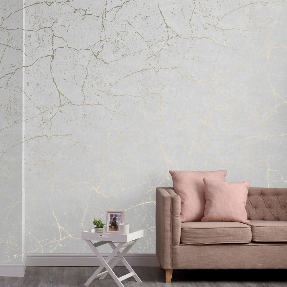 Superfresco Easy Kintsugi Gold Wallpaper Image 4