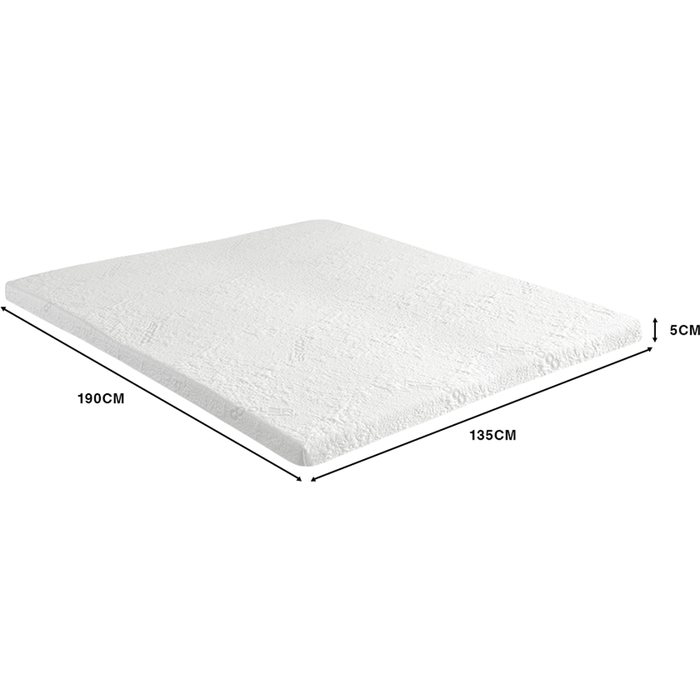 Starlight Beds Double Graphite Infused Cooling Mattress Topper 2 inch Image 5