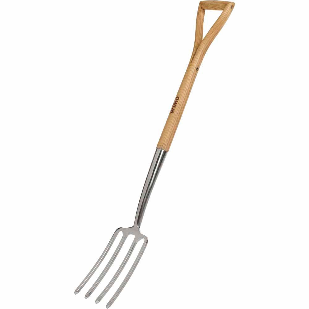 Wilko Wood Handle Stainless Steel Border Fork Wilko