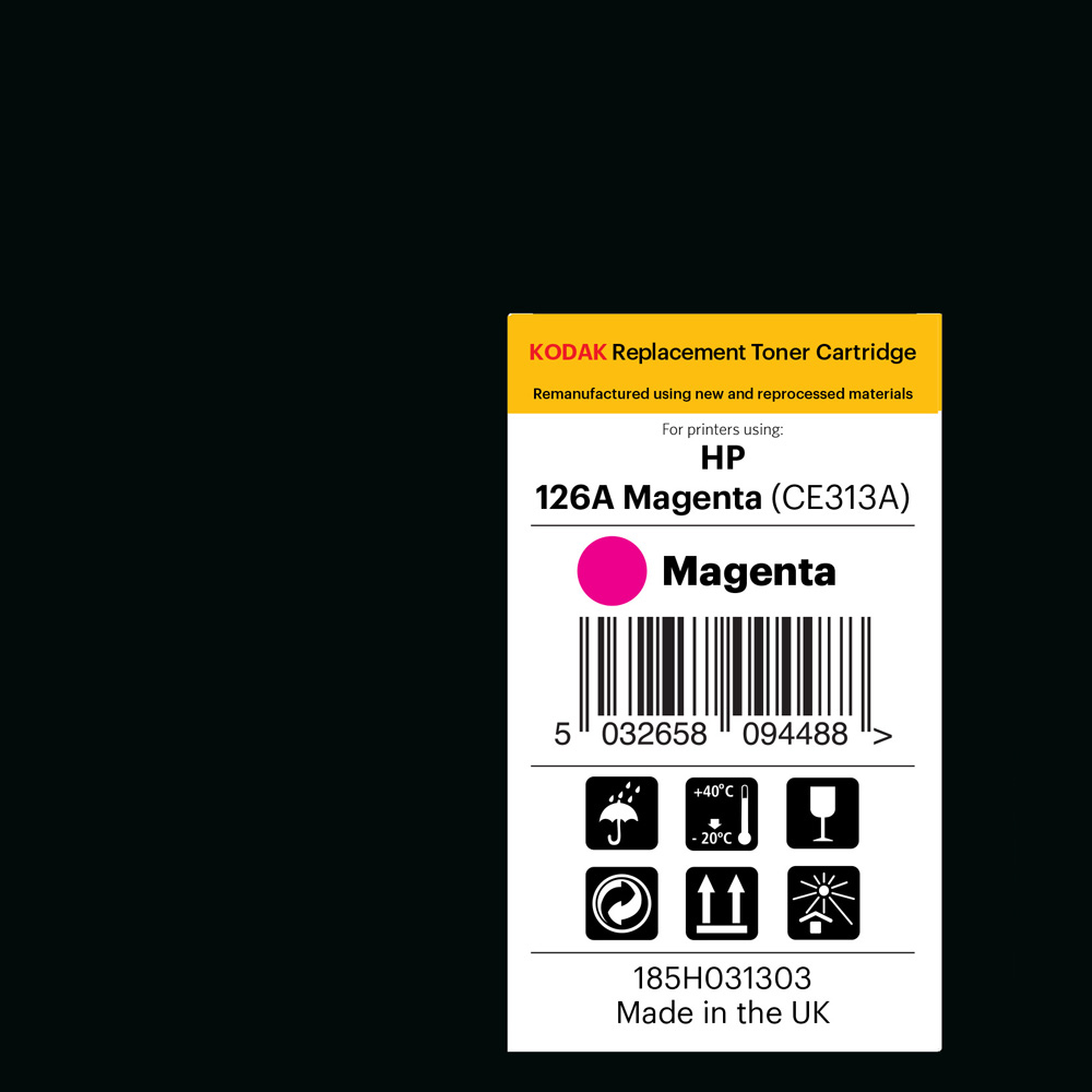 Kodak HP CE313A Magenta Replacement Laser Cartridge Image 2
