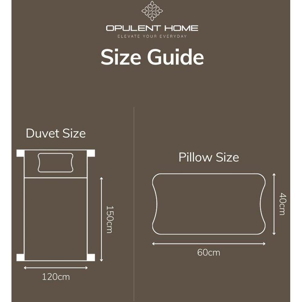 Opulent Home Anti-Allergy Microfibre Cot Bed Duvet Set 9 Tog Image 9