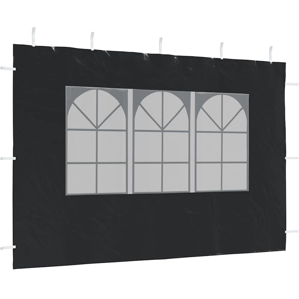 vidaXL 3 x 1.95m Anthracite Party Tent Sidewalls Image 5