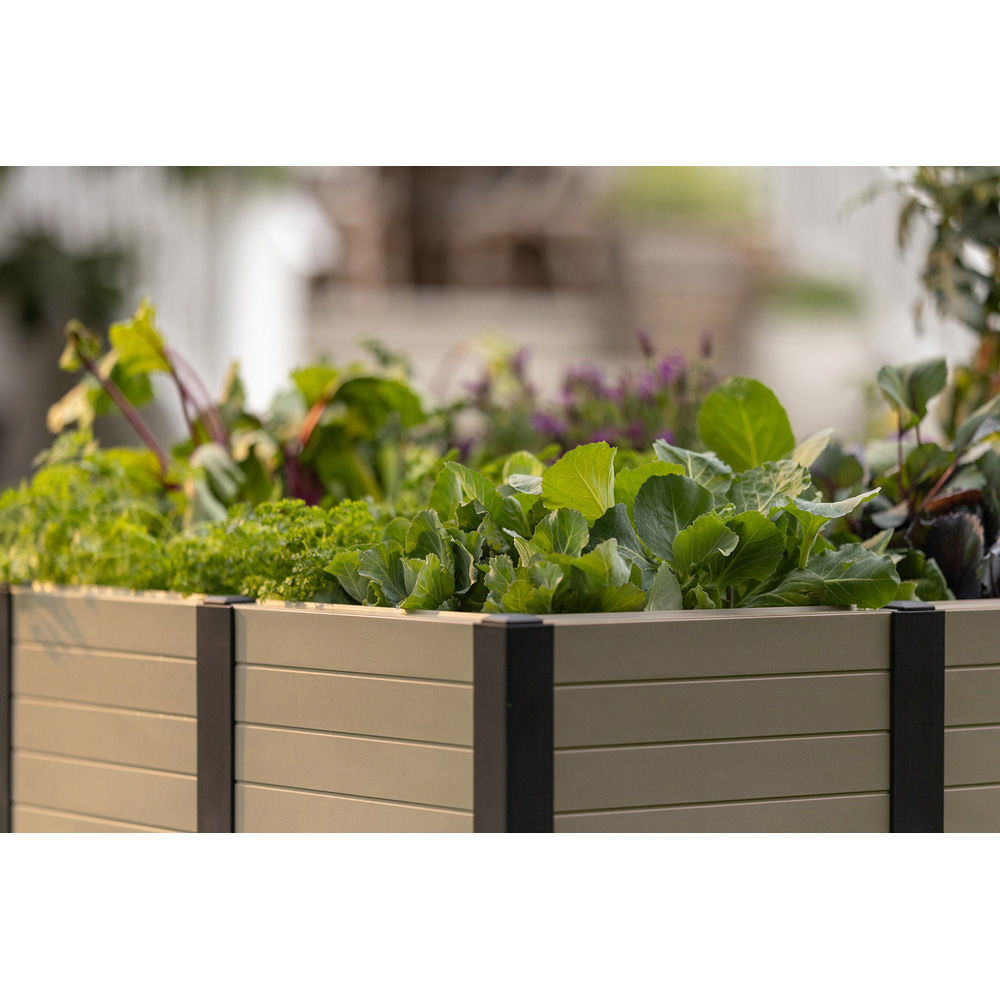 Primeur Tierra Verde 12 Panel Khaki Large Raised Garden Bed 111 x 46 x 17cm Image 8