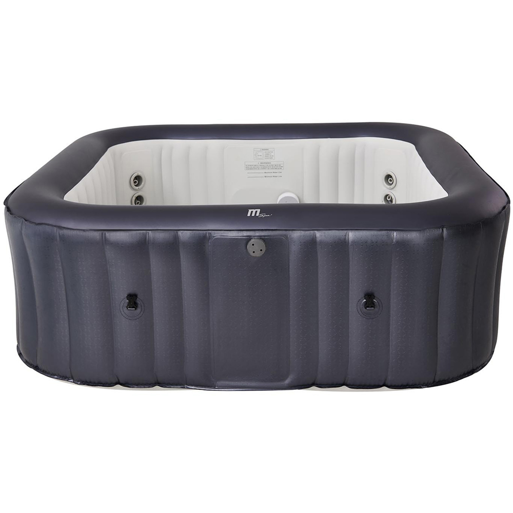 Mspa Otium 6 Person Grey Hydrojet Inflatable Hot Tub Spa Image 1