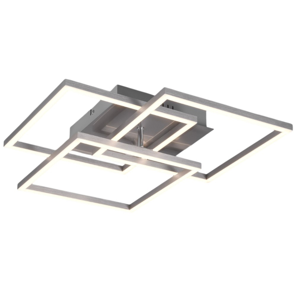 TRIO Mobile Nickel Matt Integrated LED Ceiling Light Image 1