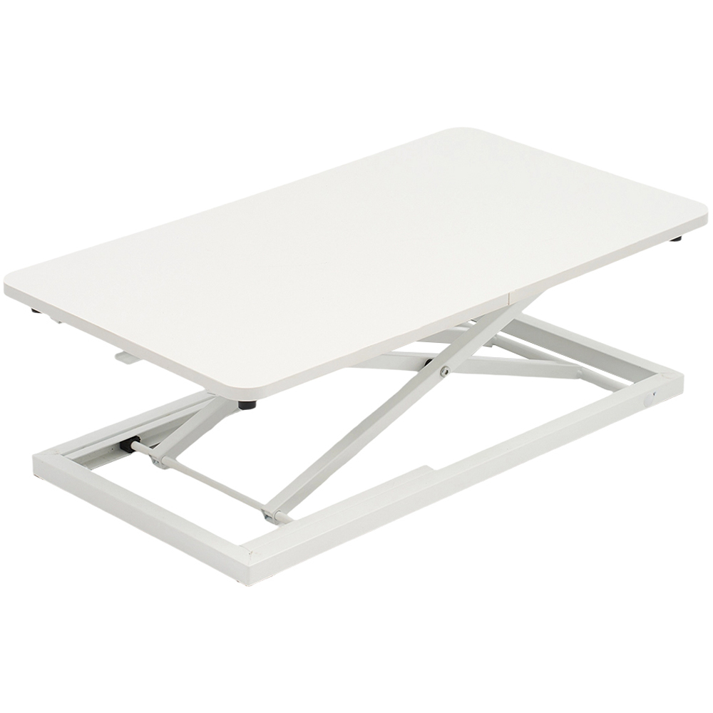 Living and Home White Adjustable Standing Desk Converter Image 3