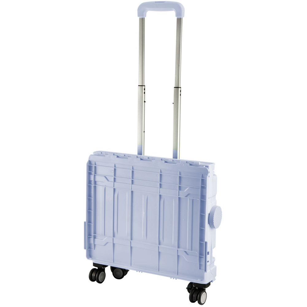 Sewing Online YN8806-PURPLE Purple Plastic Foldable Craft and Sewing Trolley 34 x 39 x 38cm Image 3