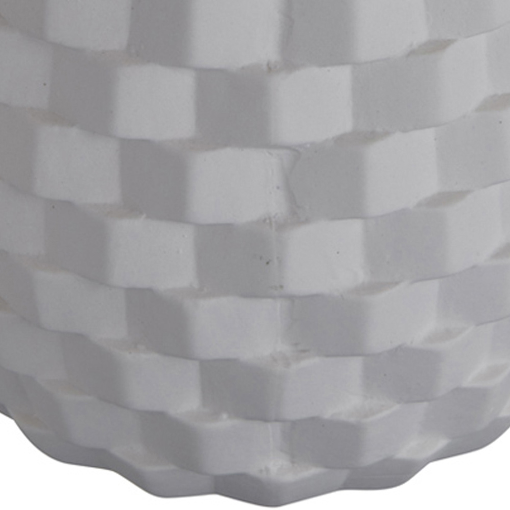 Wilko Matte Ceramic Honeycomb Vase Image 5