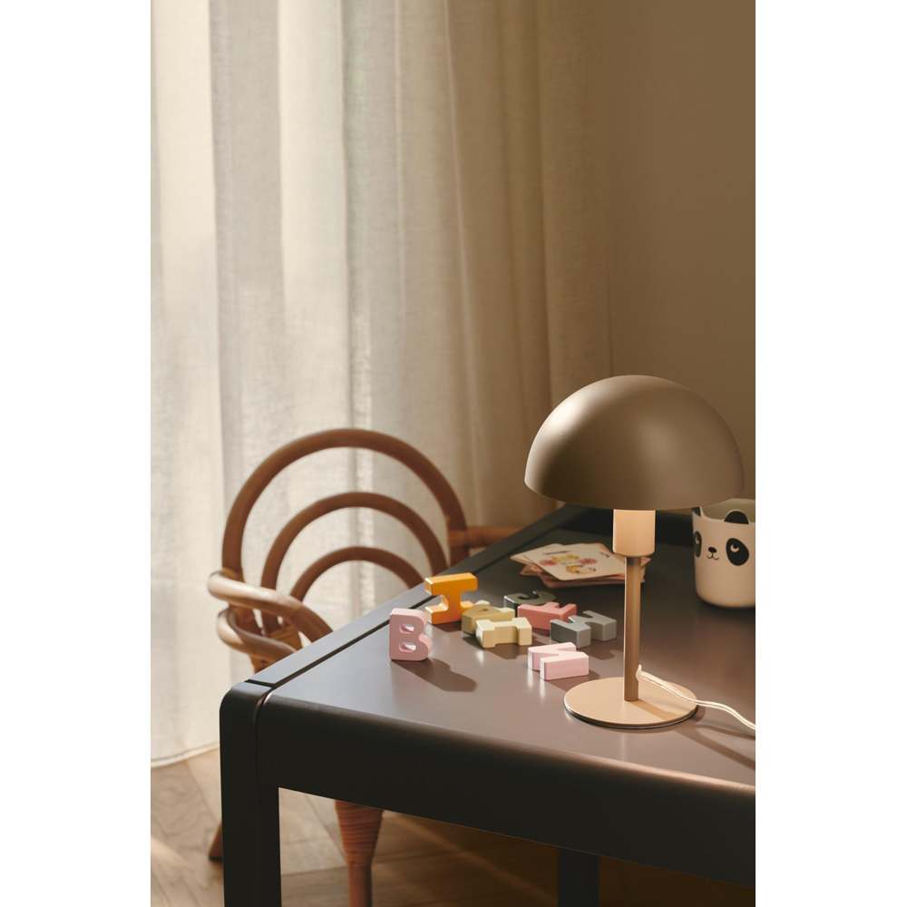 Nordlux Ellen E14 Light Brown Mini Table Lamp Image 4