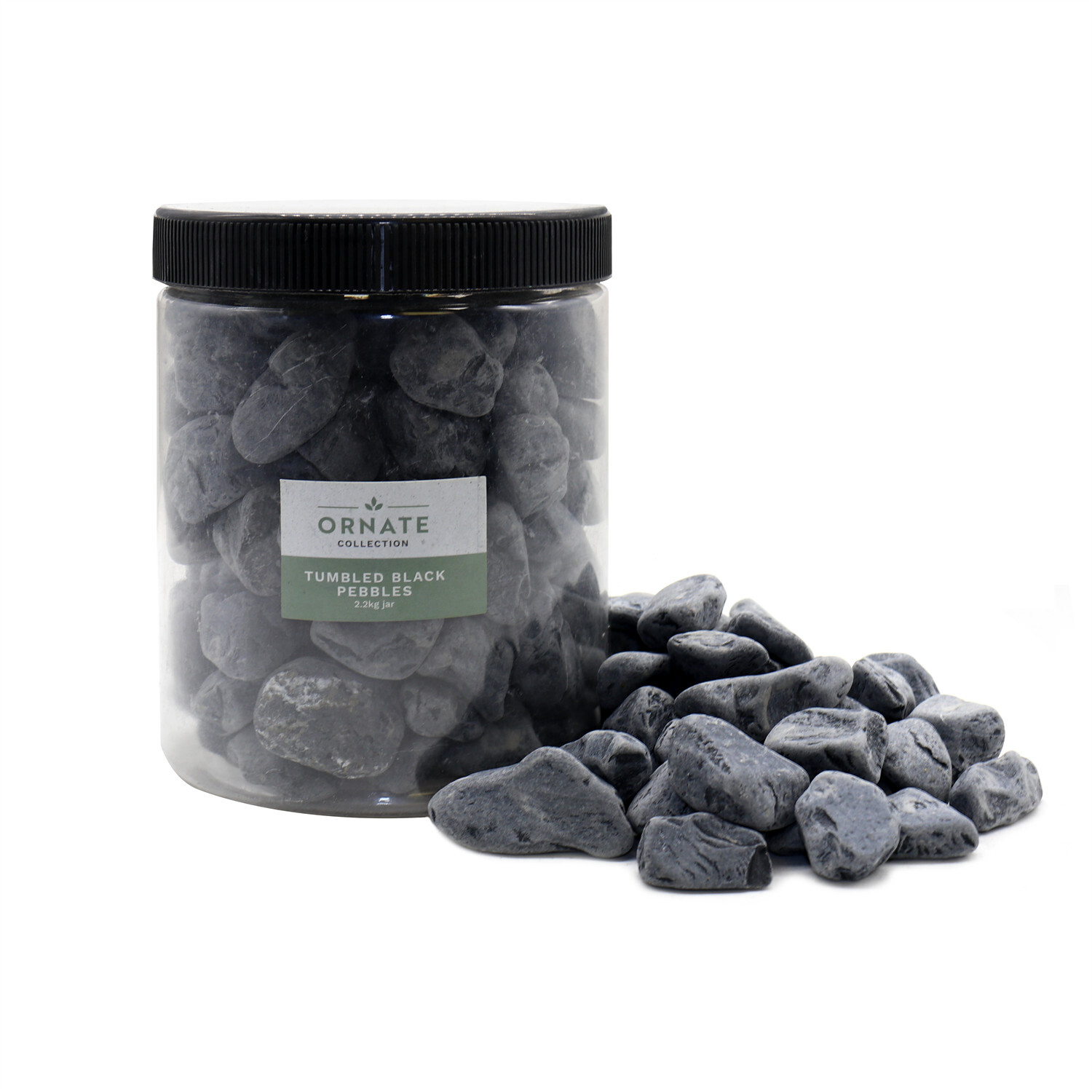 Tumbled Pebbles Black Image 2