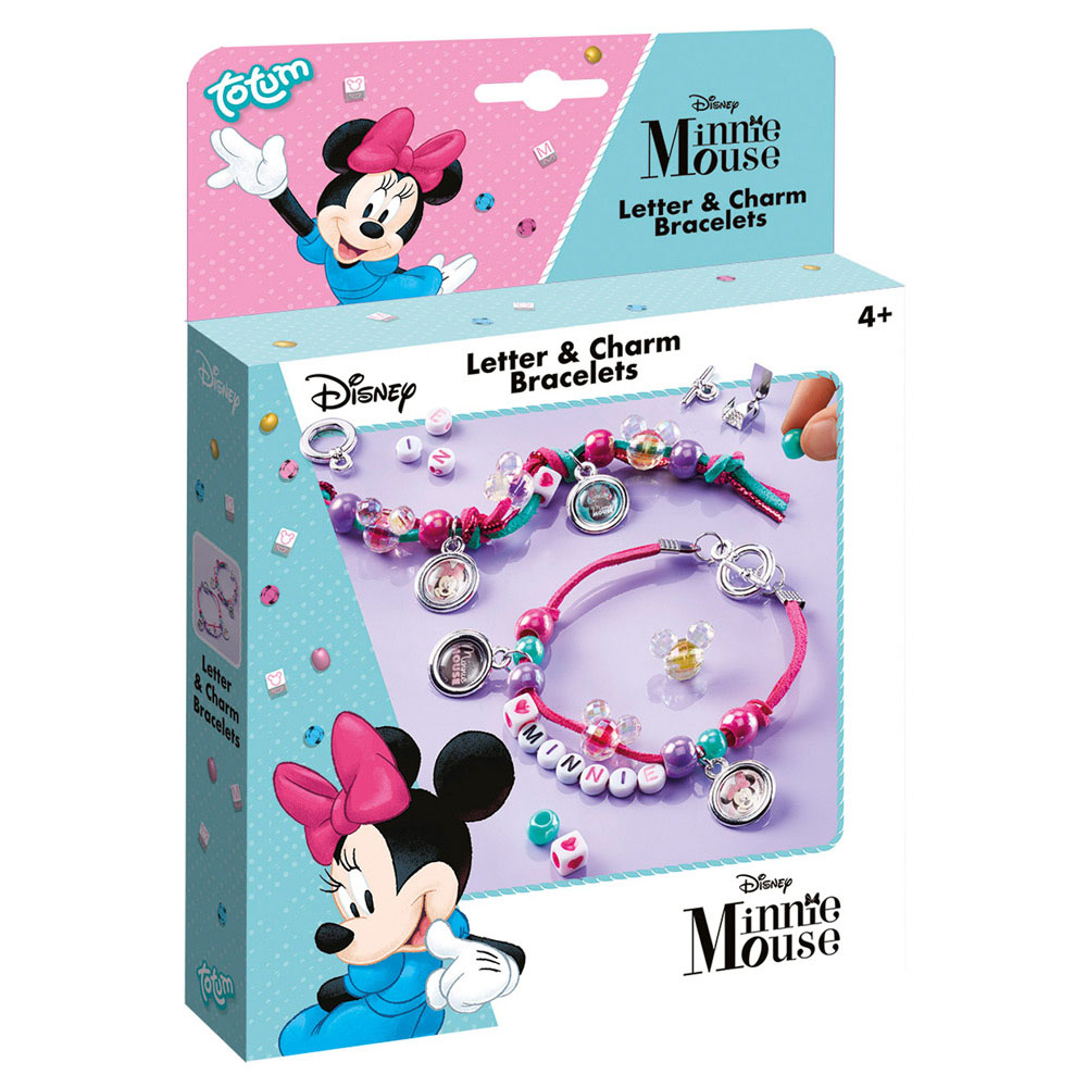 Disney Minnie Mouse Letter and Charm Jewellery Kit Image 1