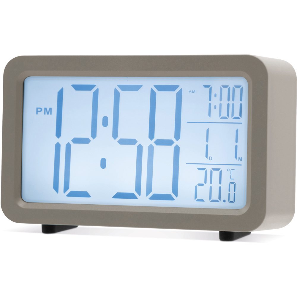 Acctim Grey Harley LCD Alarm Clock Image 3