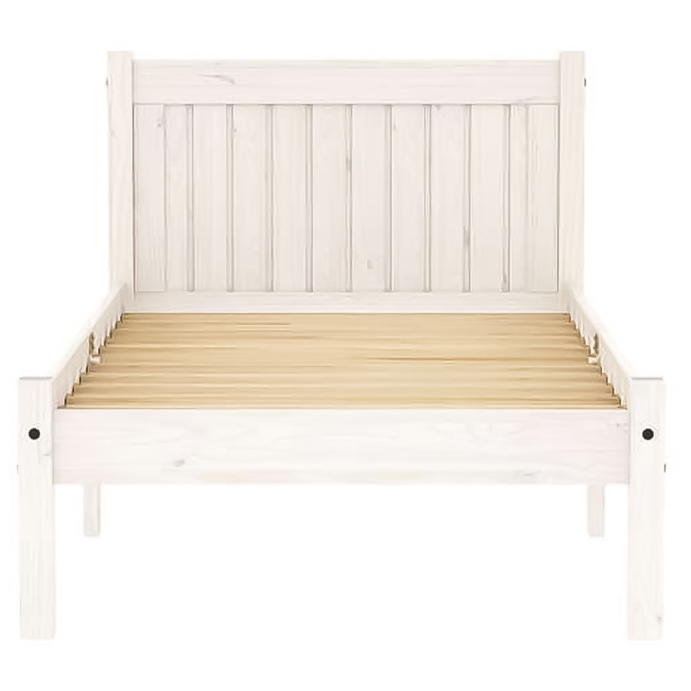 Rio Single White Bed Image 3
