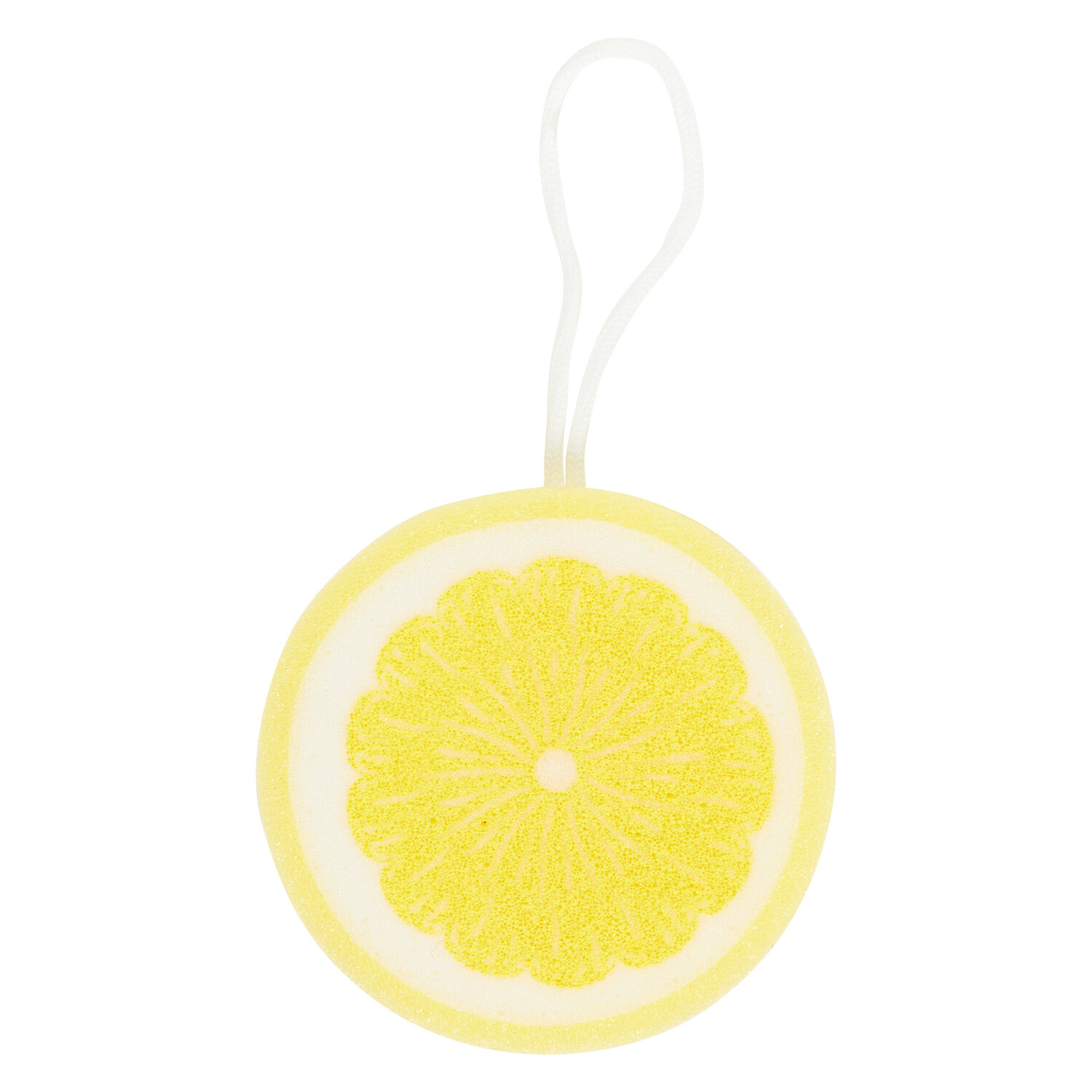 Lemon Shower Sponge Yellow Image 2