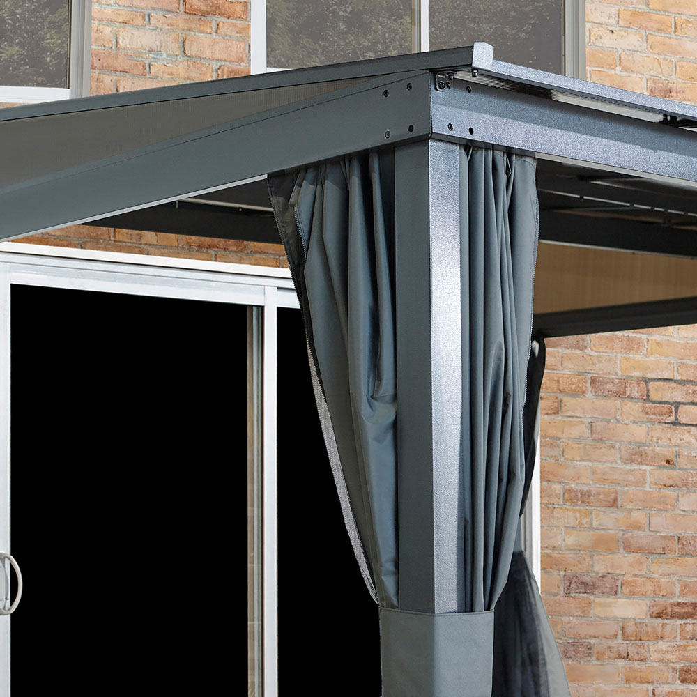 Sojag Pompano 3 x 3.7m Grey Patio Cover Image 6