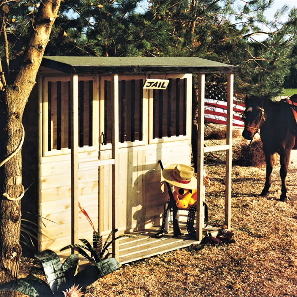 Shire Jailhouse Shiplap Playhouse 6 x 4ft Image 2
