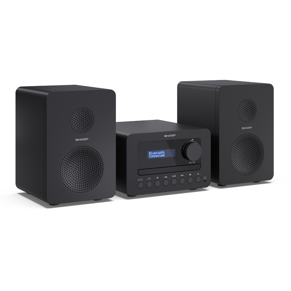 SHARP Tokyo XL-B514 Black FM Hi-Fi Micro System Image 2