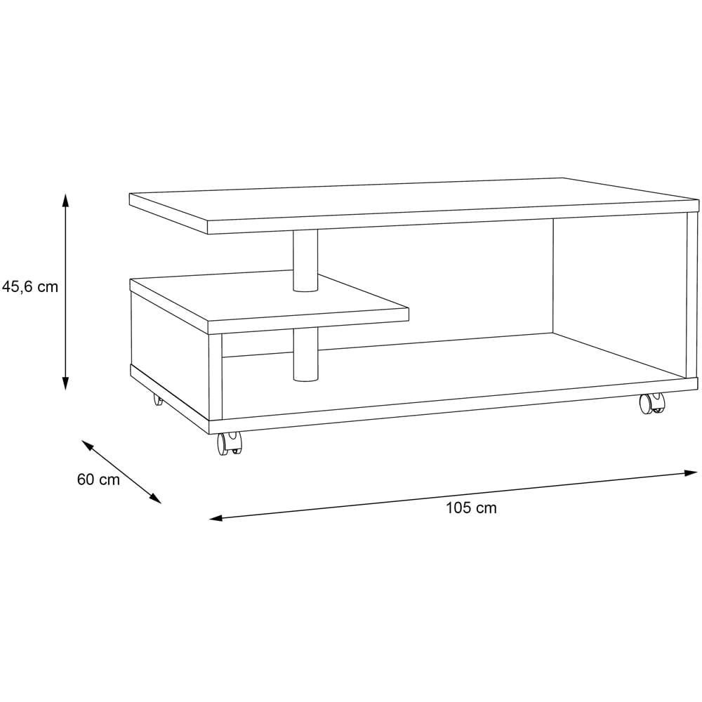 Florence Bailey Sonoma Oak Coffee Table Image 5