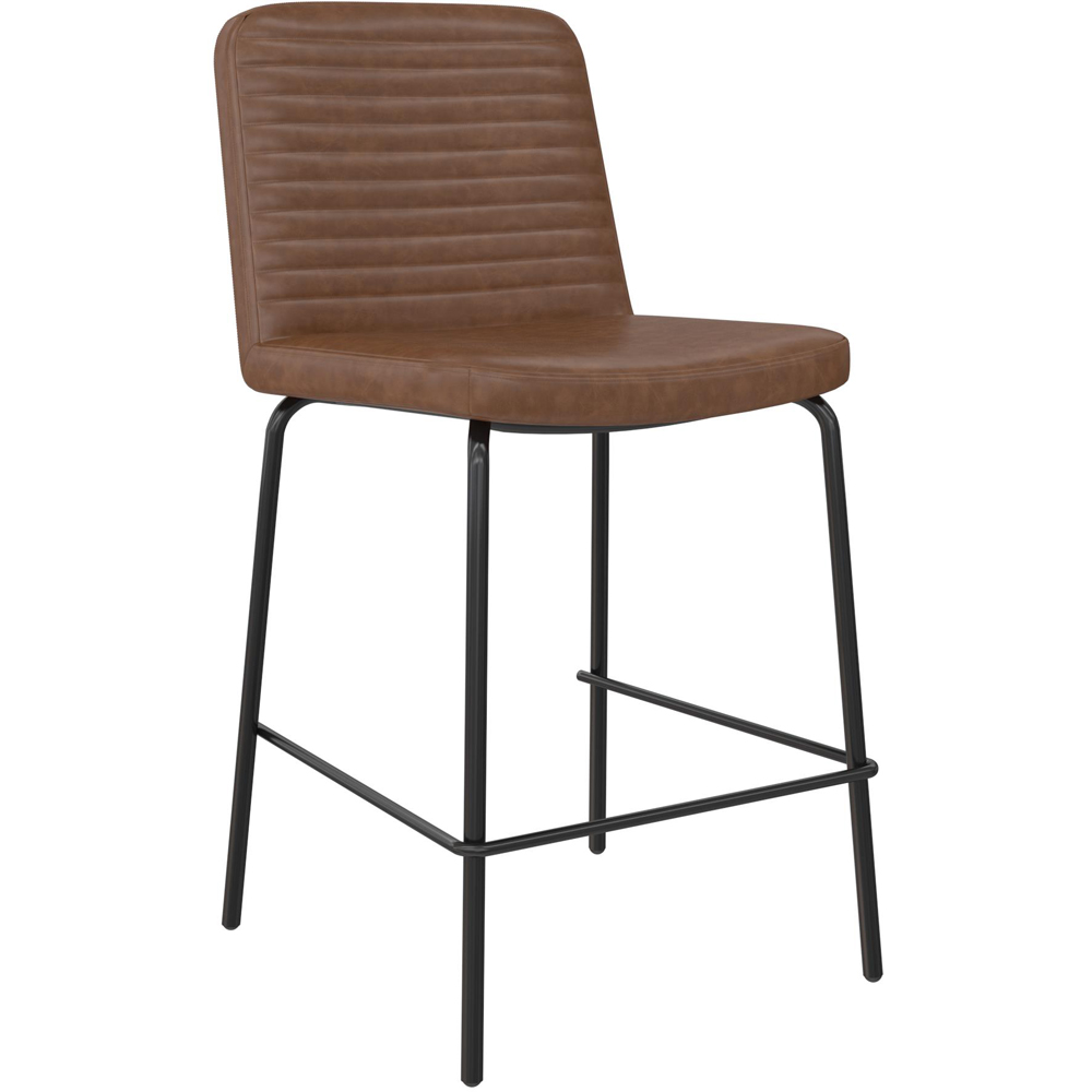 Dorel Corey Camel Faux Leather Counter Stool Image 2