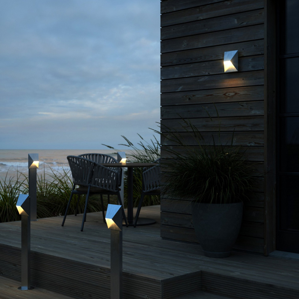 Nordlux Pontio 15 Galvanised Outdoor Wall Light Image 2