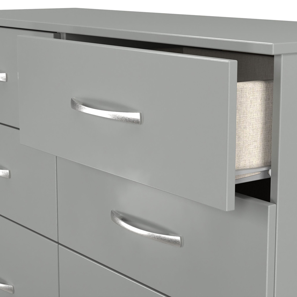 Crowndale Avon 6 Drawer Dusk Grey Chest of Drawers Image 6