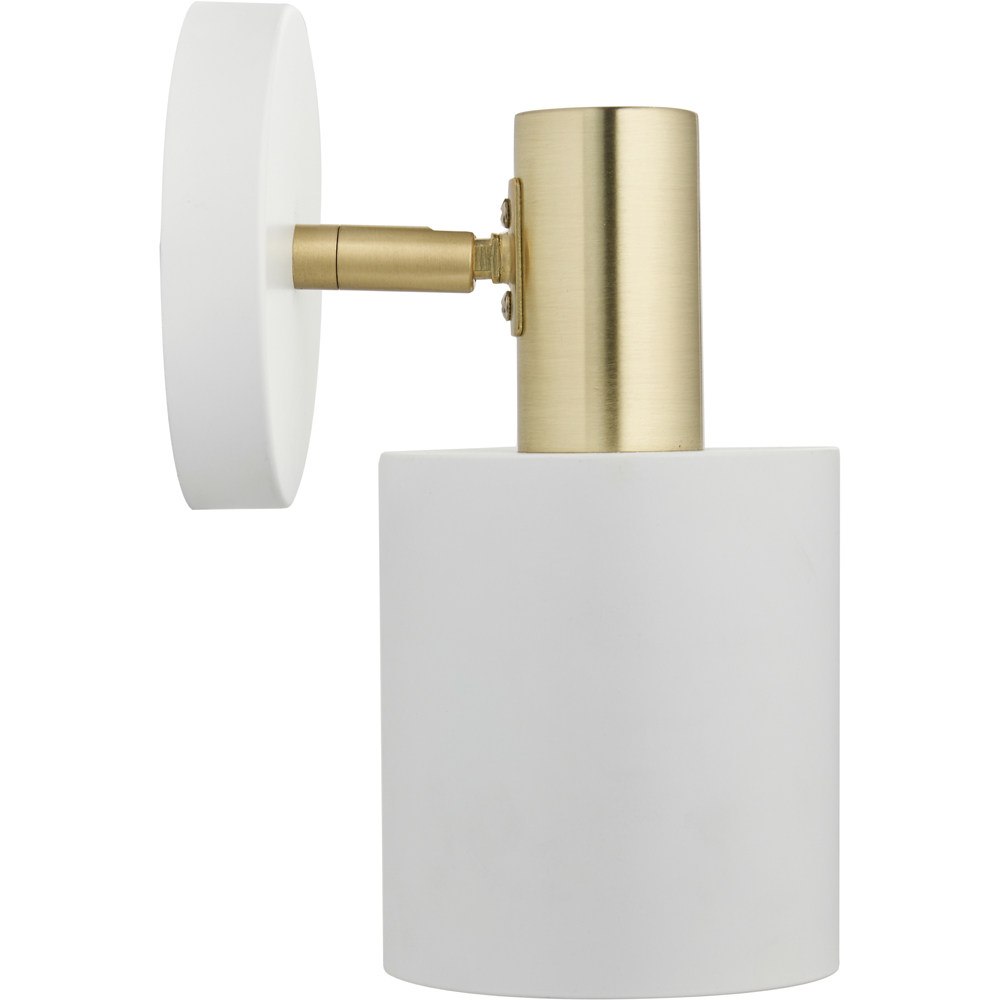 Pacific Lifestyle Biba White and Gold Wall Light Image 3