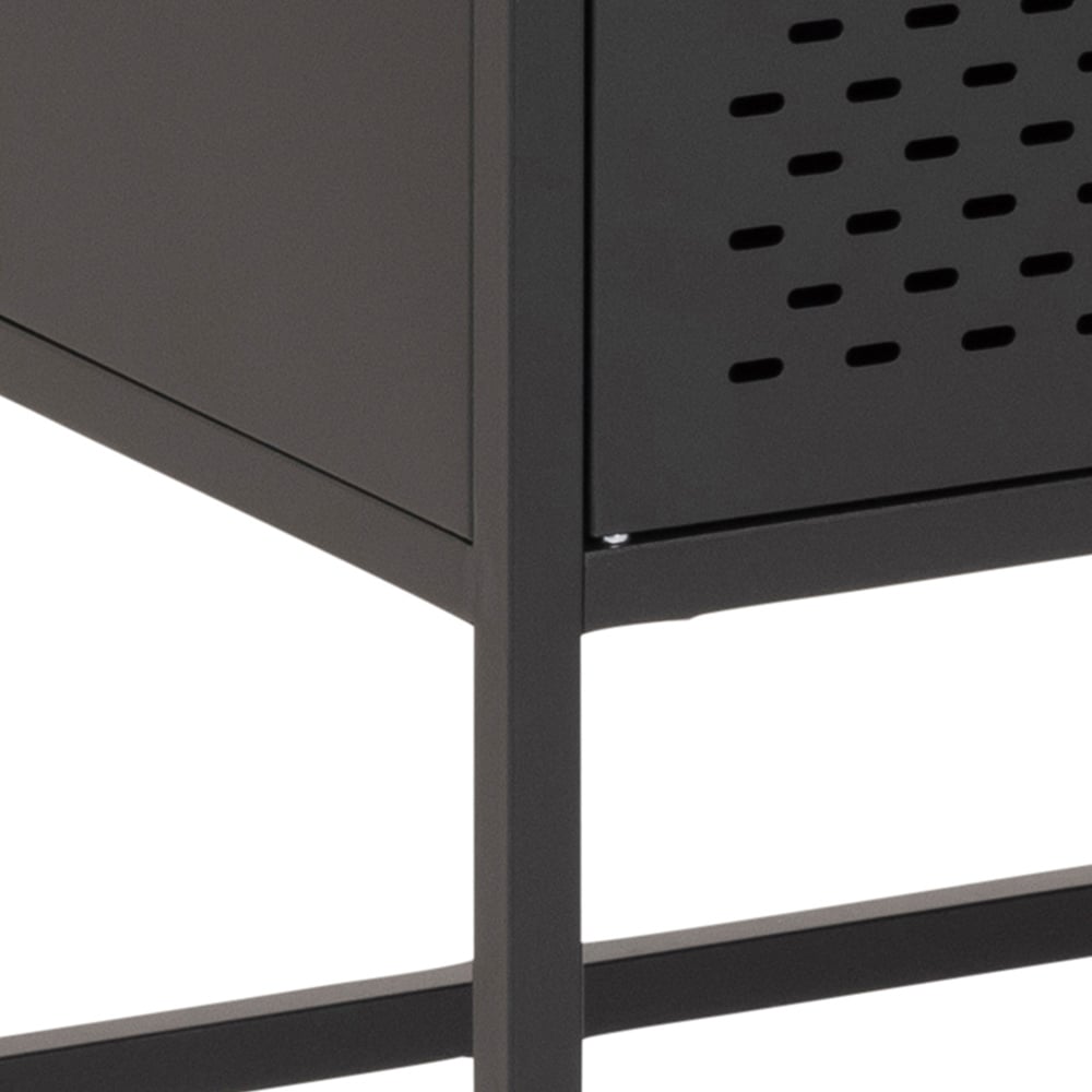 Florence Newcastle 2 Door Matt Black Cabinet Image 8