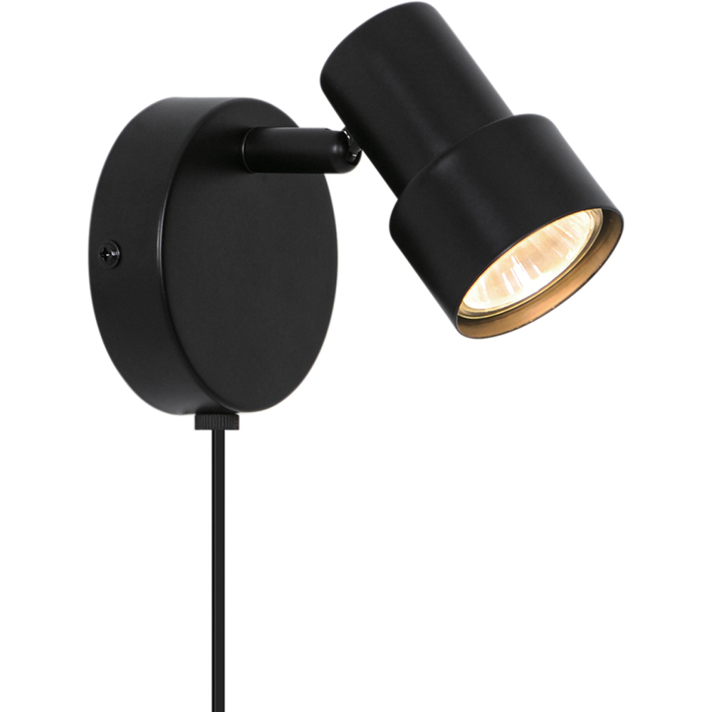Nordlux Boston Spot Black Wall Light Image 1