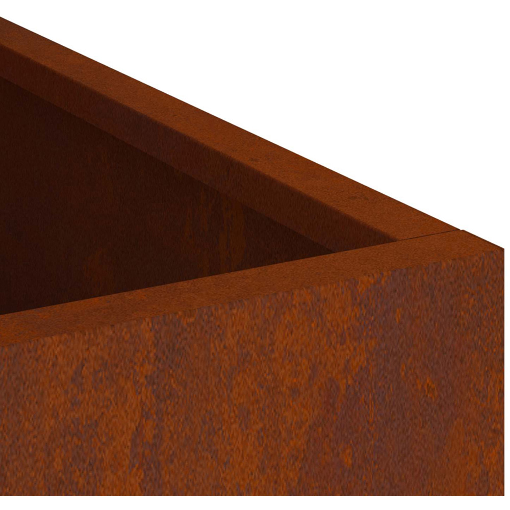 vidaXL Brown Weathering Steel Garden Decor 40 x 50 x 32cm Image 7