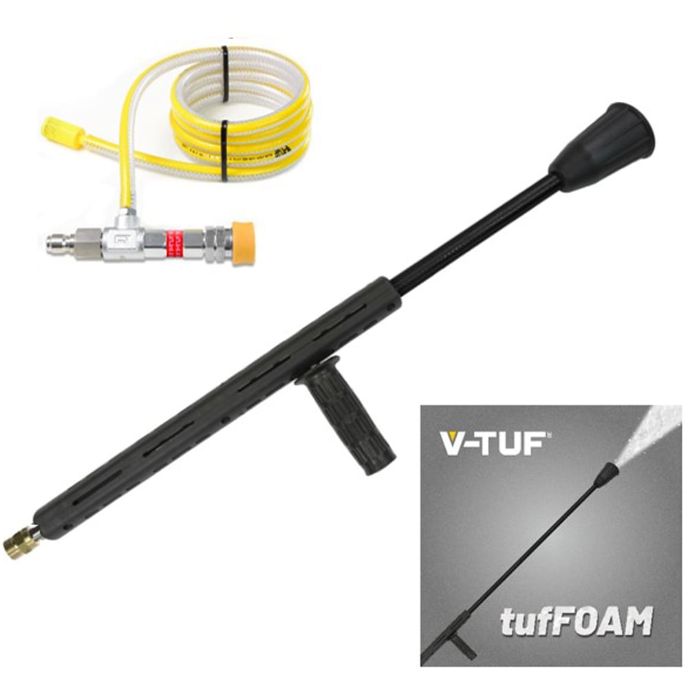 V-TUF Foam Lance 600mm with M22M Inlet and Red Foam Injector Kit Image 2