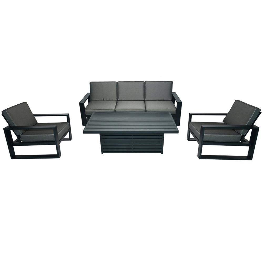 Furniture One 6 Seater Aluminium Garden Dining Set Image 5