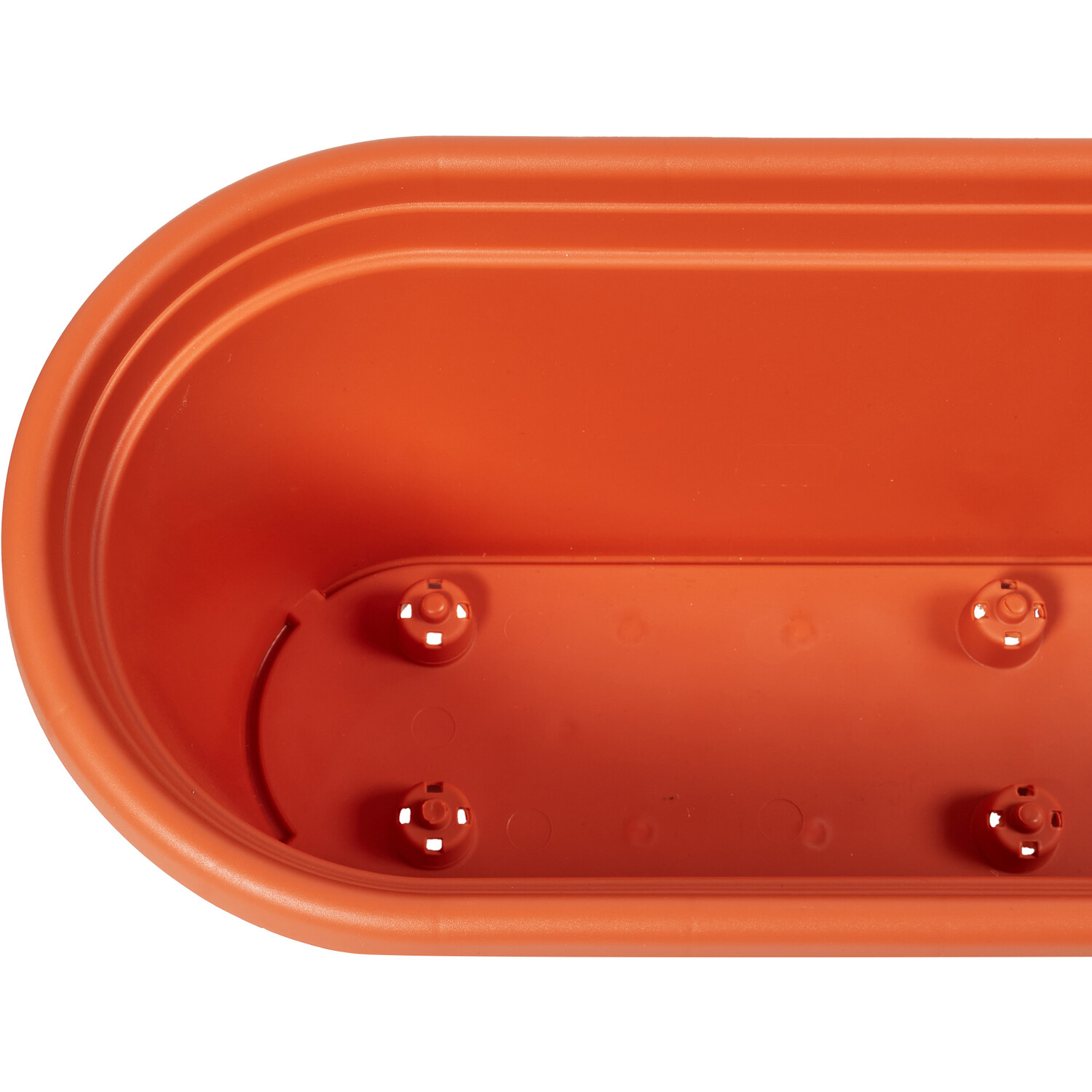 Clever Pots Trough with Reservoir Terracotta 50cm Image 4