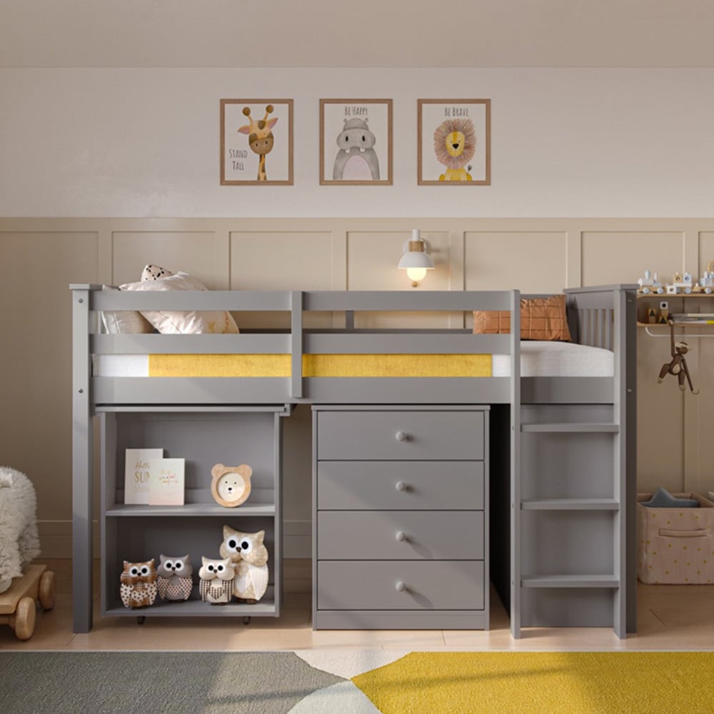 Flair Soban Shorty White Cabin Bed Image 4
