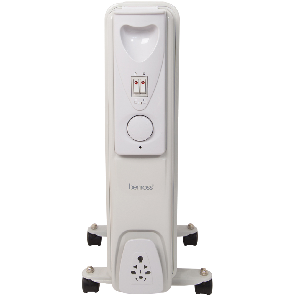 Benross 7 Fin White Oil Filled Radiator 1500W Image 4