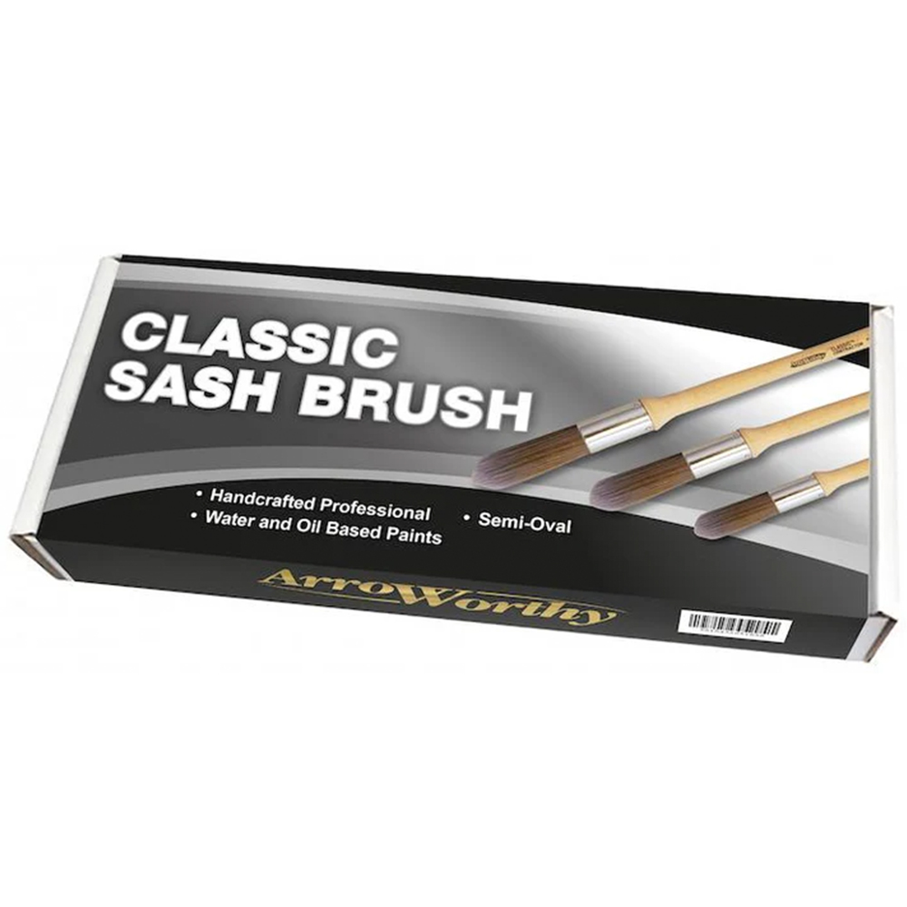 ArroWorthy Classic 3 Pack Round Sash Paint Brush Image 2