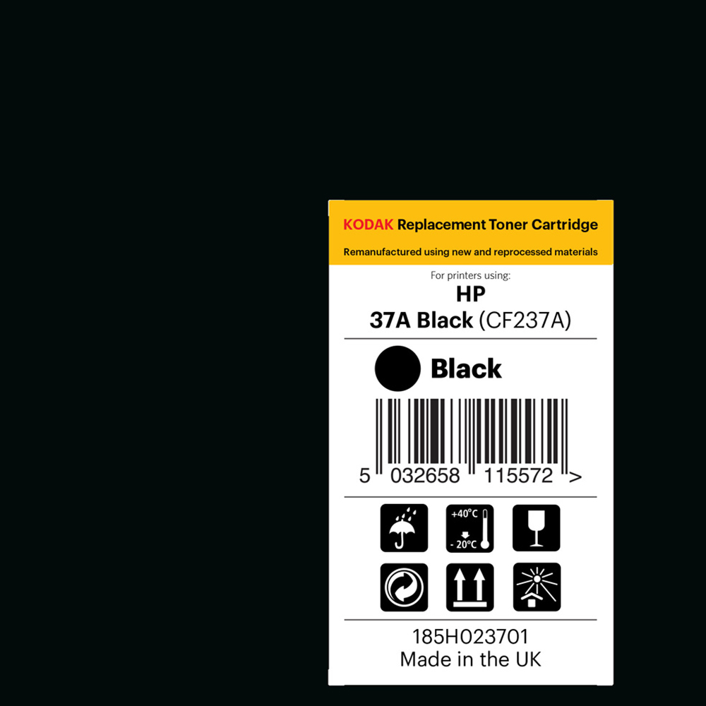 Kodak HP CF237A Black Replacement Laser Cartridge Image 2