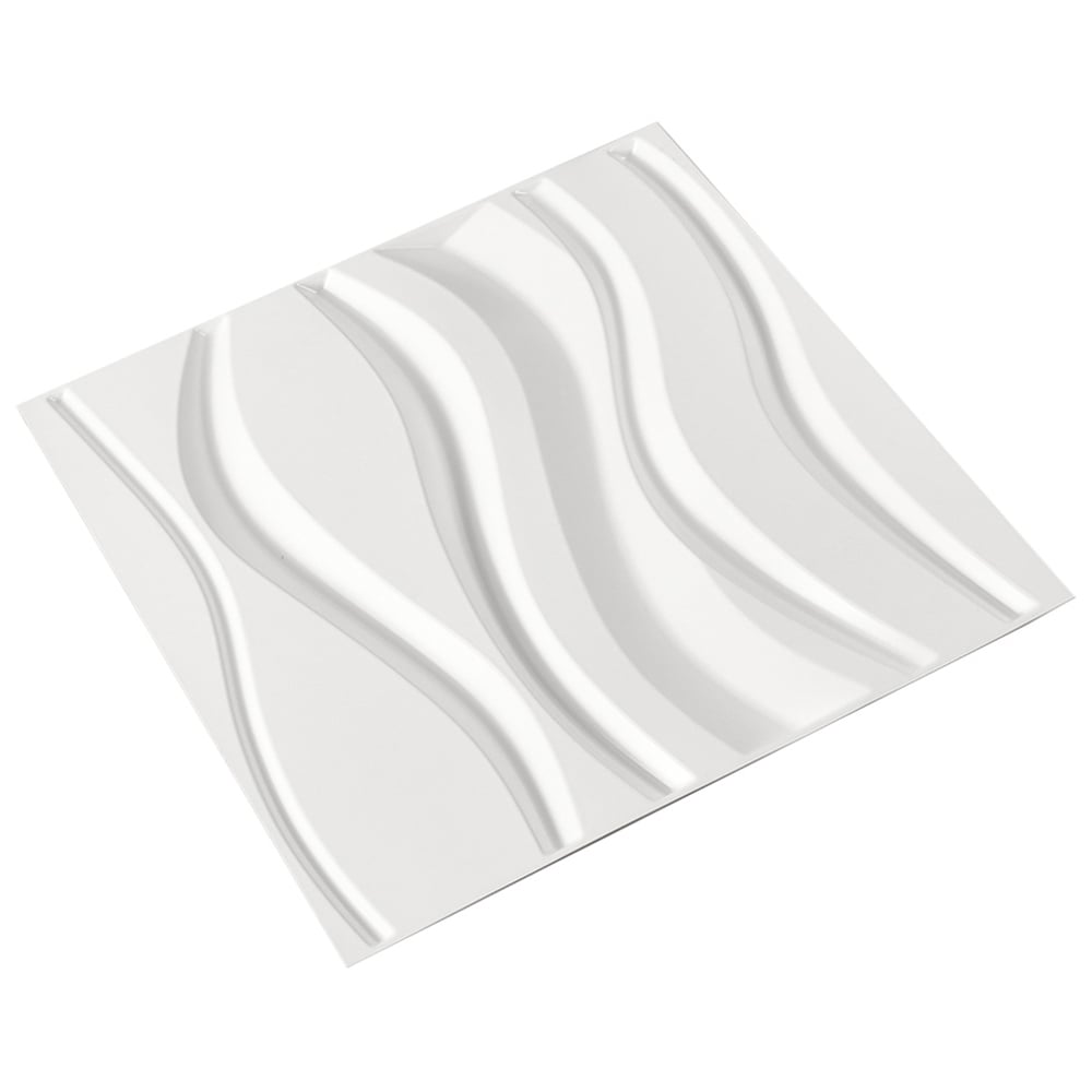Living and Home 3D Wave Wall Panel 12 Pack Image 4