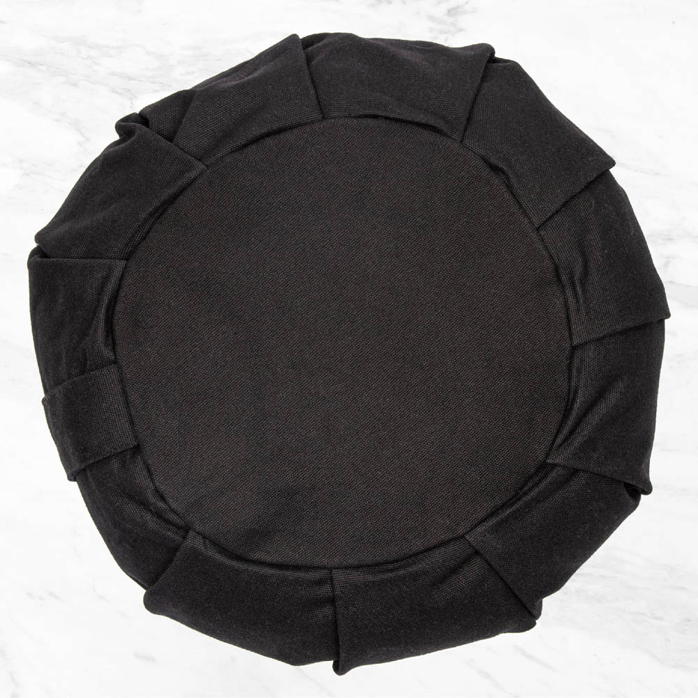 Myga Zafu Black Yoga Meditation Cushion Image 2