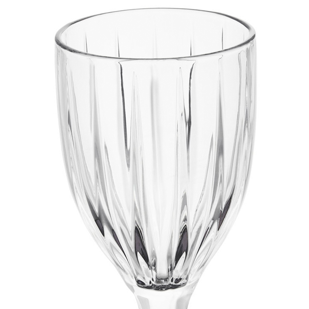 Premier Housewares Beaufort Crystal Clear Wine Glasses 4 Pack Image 3
