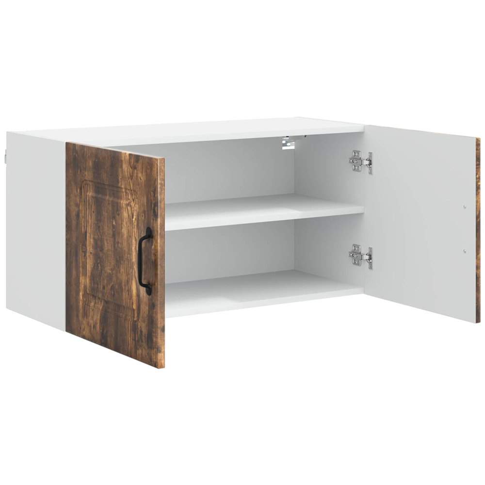 vidaXL Kalmar 2 Door Smoked Oak Wall Kitchen Cabinet Image 5